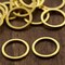 1 Dozen 1/2" Gold Bra Adjuster Rings Sliders for Lingerie Straps Sewing Supplies
